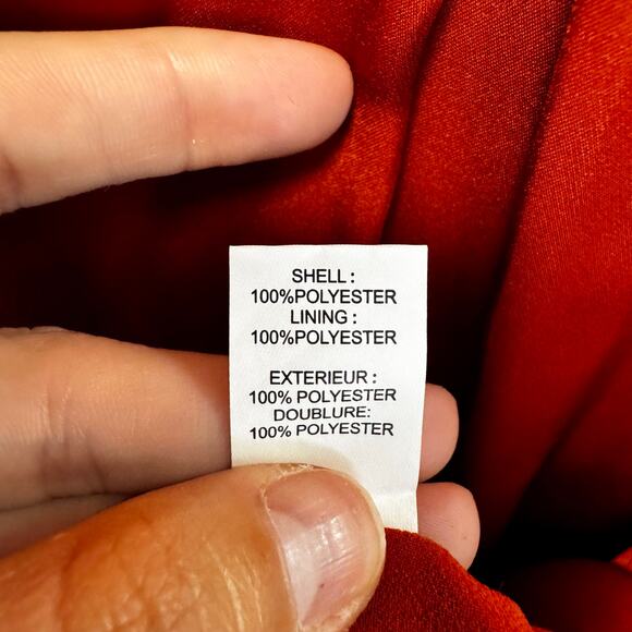 NWT Ramy Brook in Clay Red Sleeveless Mock Tie Neck Aviva Top Womens XS - Picture 9 of 9